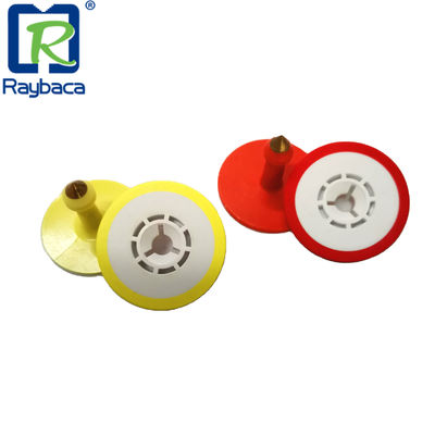 Two Pieces Rfid Animal Identification Ear Tags 30mm For Livestock Husbandry