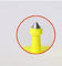 Single Male Animal Ear Tags Yellow Color For Livestock Management TPU Material